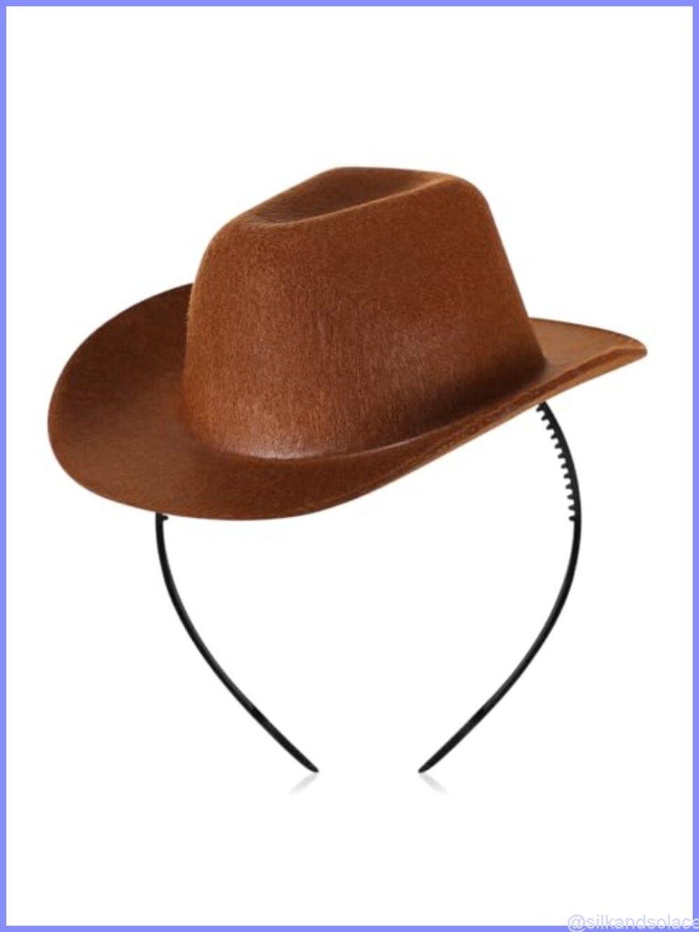 Mini Cowboy Hat Headband Cowgirl Costume Western Party Accessory